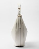 Prada Arqué Large Leather Shoulder Bag - Image 3